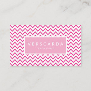 Modern Pink Seamless Pattern Business Card