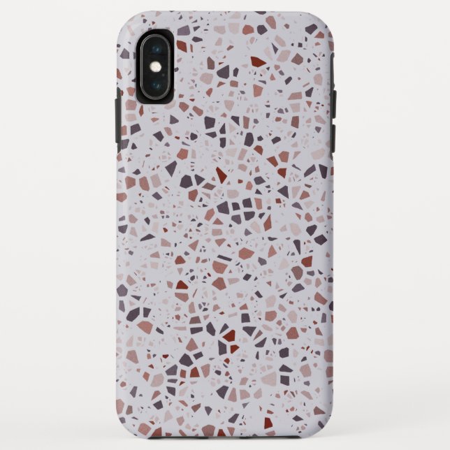 Modern Pink Terrazzo Print Pattern  Case-Mate iPhone Case (Back)