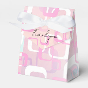 Modern Pink Thank You Favour Box