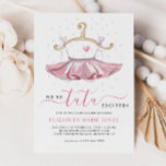 Modern Pink Tutu Ballerina Ballet Girl Baby Shower Invitation<br><div class="desc">Modern Watercolor Pink Tutu Ballerina Ballet Girl Baby Shower Invitation</div>