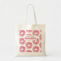 Modern Pink Watercolor Sweet Like Doughnuts Quote
