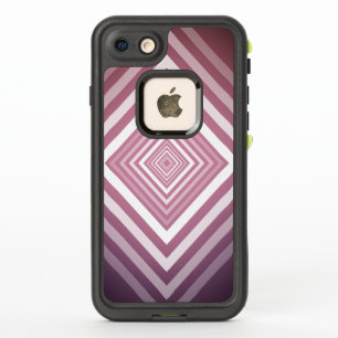 Modern Pink & White Gradation Squares