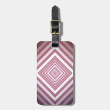 Modern Pink & White Gradation Squares