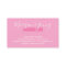 Modern pink white hair stylist script signature