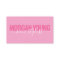 Modern pink white hair stylist script signature