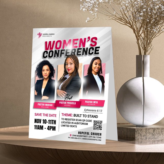 Modern Pink Women's Church Conference Gathering (Creator Uploaded)