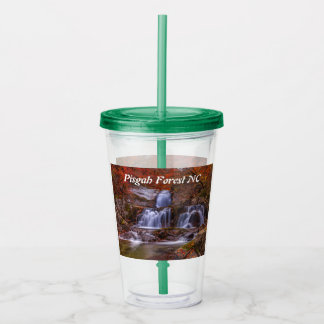 Modern  Pisgah Forest NC Acrylic Tumbler