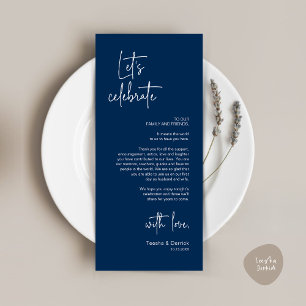 Modern Place Setting Dinner Party Thank You Card