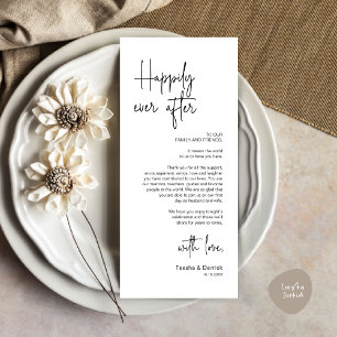 Modern Place Setting Dinner Party Thank You Card