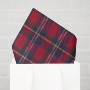 Modern Plaid Christmas Gift  Tissue Paper