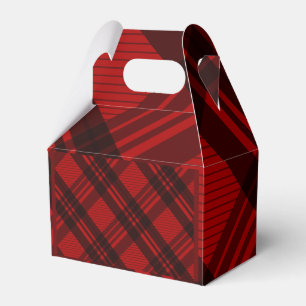 Modern Plaid Favour Box