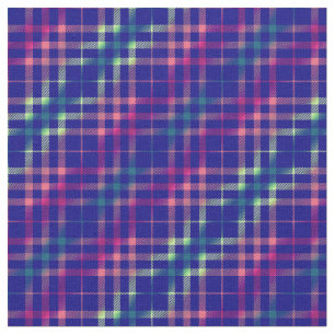 Modern Plaid Unisex Muted Rainbow Pattern Pride Fabric