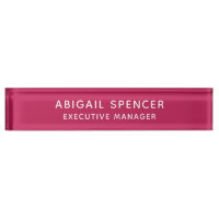 Modern Plain Classy Professional Rose Red