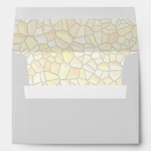 Modern Plain Elegant Professional Mosaic Design Envelope