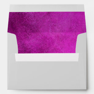 Modern Plain Elegant Professional Pink Purple Envelope
