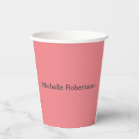 Modern Plain Minimalist Add Own Name