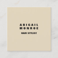 Modern Plain Minimalist Professional Beige