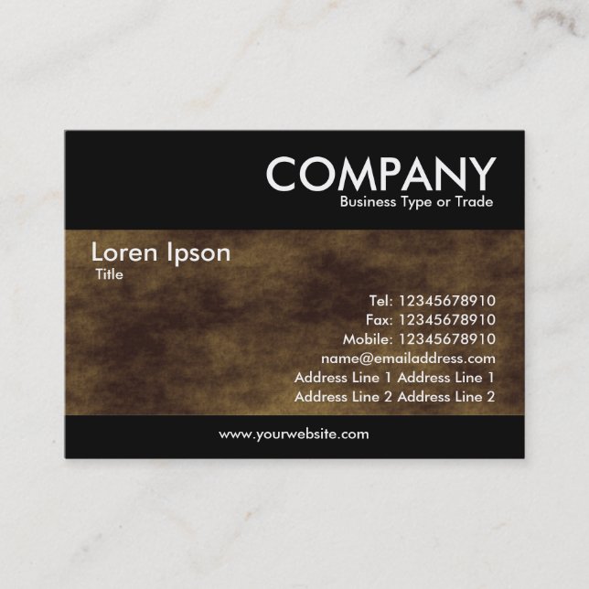 Modern - Planetary Terrain Business Card (Front)