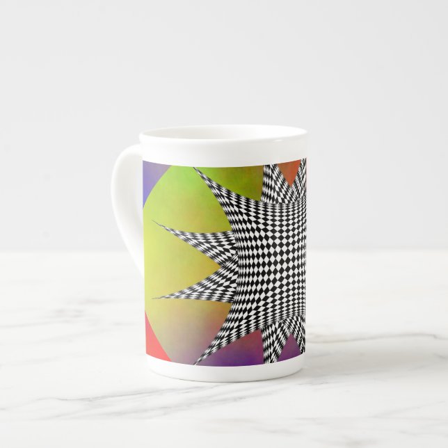 Modern Plasma by Kenneth Yoncich Bone China Mug (Front Left)