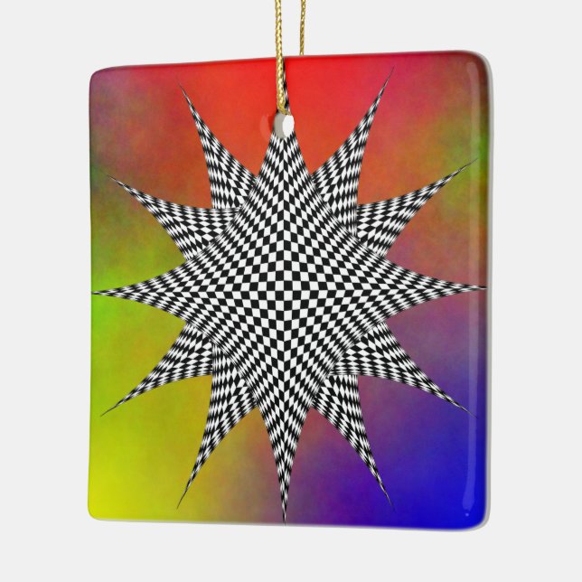 Modern Plasma by Kenneth Yoncich Ceramic Tree Decoration (Left)