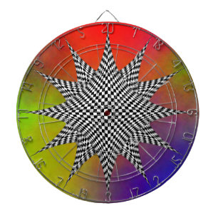 Modern Plasma by Kenneth Yoncich Dartboard