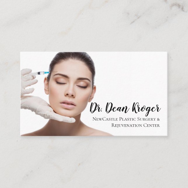 Modern Plastic Surgery & Rejuvenation Centre Business Card (Front)