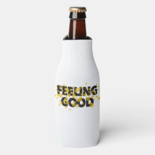 Modern, playful, cheerful design of Feeling Good Bottle Cooler