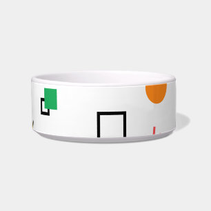 Modern, playful, cool, trendy, Memphis geometric Bowl