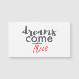Modern playful graphic design of Dreams Come True