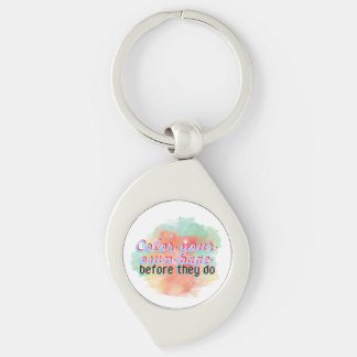 Modern Playful Simple Elegant and so  Chic Key Ring