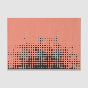 Modern, playful, urban geometric circle pattern tissue paper