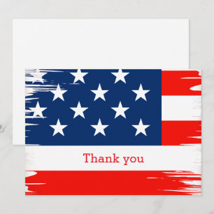 Modern Police Officer Personalised Thin Blue Line Thank You Card