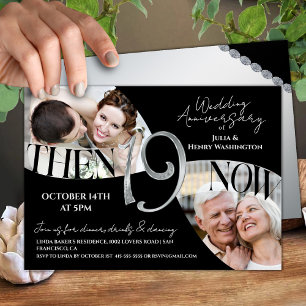 Modern Polished 19th Wedding Anniversary Invitation