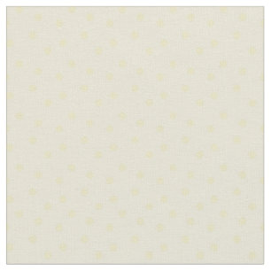 Modern Polka Dots 2 on Buttermilk Yellow Fabric