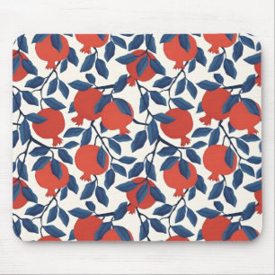Modern pomegranate pattern mouse pad