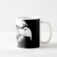 Modern Pop Art Eagle Head Template Add Your Text