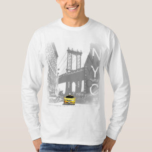 Modern Pop Art New York City Nyc Yellow Taxi T-Shirt