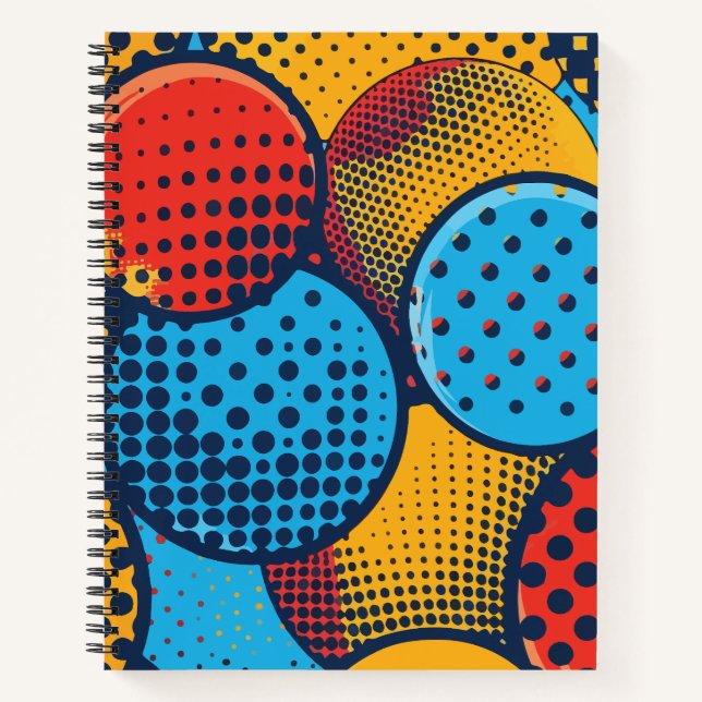 Modern Pop art  Notebook (Front)