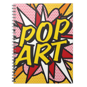 Modern POP ART Retro Comic Book Notebook