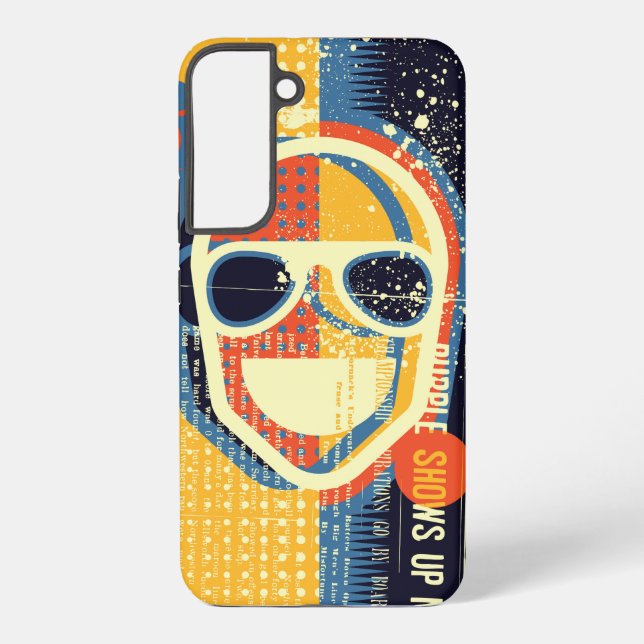 Modern pop art   samsung galaxy s22+ case (Back)