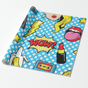 Modern Pop art Wrapping Paper