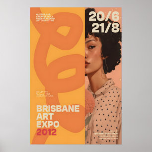 Modern Portrait Art Print Brisbane Art Expo 2012