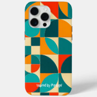 Modern Portuguese Azulejo Tile Pattern iPhone Case
