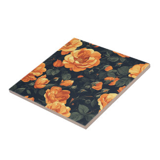 Modern Portuguese Rose Tiles  For Spa-Style Bath