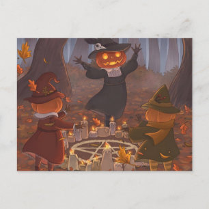 Modern postcard, Pumpkin head Postcard