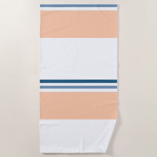Modern Preppy Pattern Beach Towel