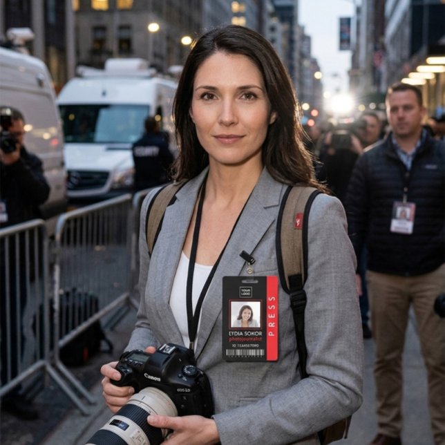 Modern Press ID Badge (Creator Uploaded)