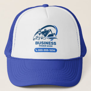Modern Pressure Washing Power Wash House Cleaning Trucker Hat