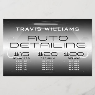 Modern price offer automotive  flyer