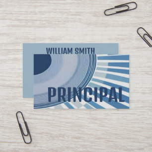 Modern Principal Business Card